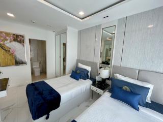 2 Bedroom Condo In The Empire Tower Jomtien Pattaya With Sea View For Sale .