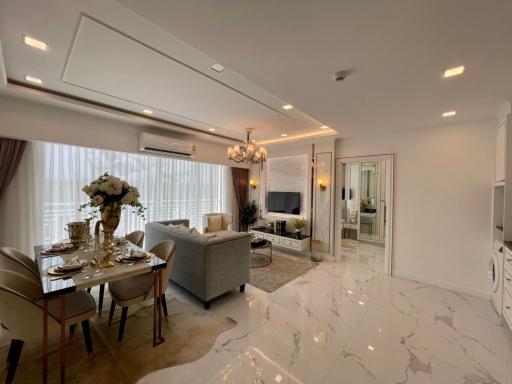 2 Bedroom Condo In The Empire Tower Jomtien Pattaya With Sea View For Sale .