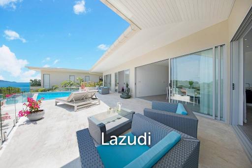 Luxury Villa with Ocean Views and Beach Access
