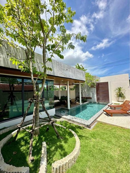 Brand new 2 bedroom private pool villa for sale in Choeng Thale