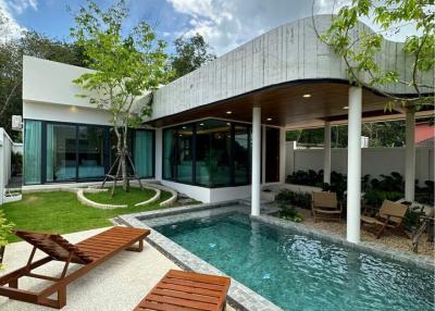 Brand new 2 bedroom private pool villa for sale in Choeng Thale