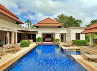 Exclusive 4 Bedroms and Office Rooms Villa 1300 Sqm. With Private Pool For Sale In Bangtao Phuket