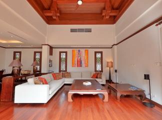 Exclusive 4 Bedroms and Office Rooms Villa 1300 Sqm. With Private Pool For Sale In Bangtao Phuket