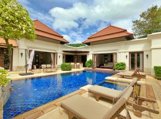 Exclusive 4 Bedroms and Office Rooms Villa 1300 Sqm. With Private Pool For Sale In Bangtao Phuket