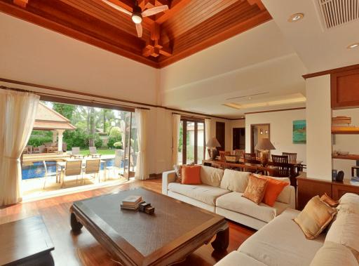 Exclusive 4 Bedroms and Office Rooms Villa 1300 Sqm. With Private Pool For Sale In Bangtao Phuket