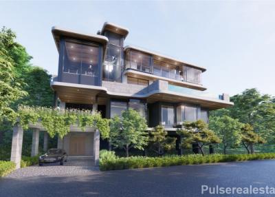 Super Luxury Multi-level 4 Bedroom Sea View Pool Villa, Naithon Beach, Phuket