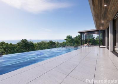 Super Luxury Multi-level 4 Bedroom Sea View Pool Villa, Naithon Beach, Phuket