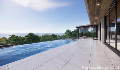 Super Luxury Multi-level 4 Bedroom Sea View Pool Villa, Naithon Beach, Phuket