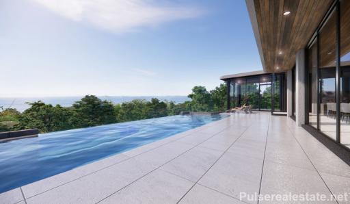 Super Luxury Multi-level 4 Bedroom Sea View Pool Villa, Naithon Beach, Phuket