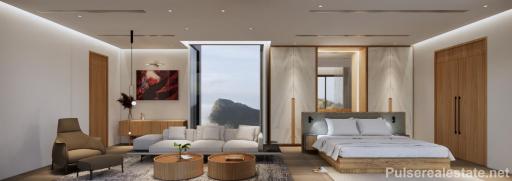Super Luxury Multi-level 4 Bedroom Sea View Pool Villa, Naithon Beach, Phuket