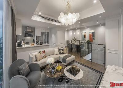 Luxury Newly Completed High-Rise Condo in Excellent Location at Sukhumvit 23, Asoke - The Collection Design 3 Bed Duplex on the 33rd and 34th Floors - 10% Discount and Full Furnished!