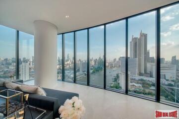 Exclusive Newly Completed Luxury Condo with Spectacular Panoramic Chao Phraya River Views - Last Few 2 Bed Units!