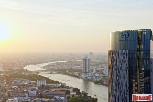 Exclusive Newly Completed Luxury Condo with Spectacular Panoramic Chao Phraya River Views - Last Few 2 Bed Units!