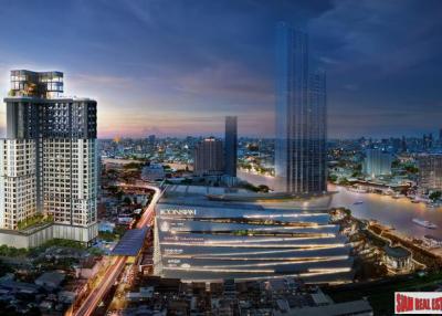 Pre-Launch of a New-High Rise Condo by Leading Thai Developers next to ICON Siam and the BTS by the Chao Phraya River - 1 to 4 Bed Units Simplex and Loft Vertiplex