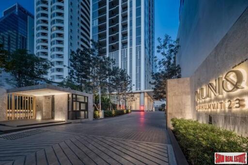 Luxury Newly Completed High-Rise Condo in Excellent Location at Sukhumvit 23, Asoke - 1 Bed Units - 19% Discount!