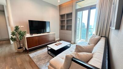 The Oriental Residence - 2 Bedrooms and 2 Bathrooms for Sale in Lumphini Area of Bangkok