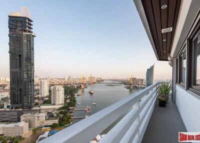 Salintara Condominium - Luxury 4 Bed Condo with River and City Views and Large Balconies on the 24th Floor on the Chao Phraya River