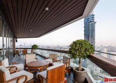 Salintara Condominium - Luxury 4 Bed Condo with River and City Views and Large Balconies on the 24th Floor on the Chao Phraya River