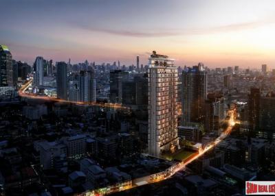 Hot New Luxury High-Rise Condo of Loft Units at the New Central Business District next to MRT Huai Khwang - 1 Bed Loft Units - Free Full Furniture and Discount! - Only 2 Units Left!