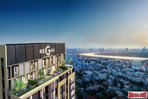 Newly Completed High-Rise Condo at Sathorn with River and City Views - 1 Bed Units