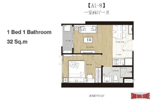 Newly Completed High-Rise Condo at Sathorn with River and City Views - 1 Bed Units