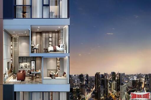 New Luxury Condominium by Leading Thai Developersa€‹ Located 140 Metres from BTS Ratchathewi - 1 Bed Units