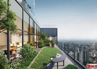 New Luxury Loft-Designed Condominium with Ceiling Height of 4.5 Metres by Leading Thai Developers​ Located 140 Metres from BTS Ratchathewi - 2 Bed Loft Units