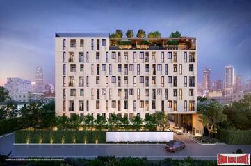 New Low-Rise Minimalist Condo at the Popular area of Ratchada-Huai-Khwang - 2 Bed Units