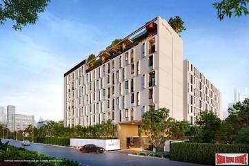 New Low-Rise Minimalist Condo at the Popular area of Ratchada-Huai-Khwang - 2 Bed Units