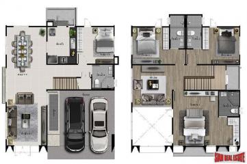 New Secure Estate of Modern Family Homes by Leading Thai Developer close to Suvarnabhumi International Airport - 3 Beds
