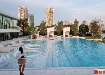 Best Waterfront Living in the Heart of Bangkok at this Newly Completed High-Rise Condo (Sathorn-Chareonnakorn) - 2 Bed 49.1 Sqm Unit
