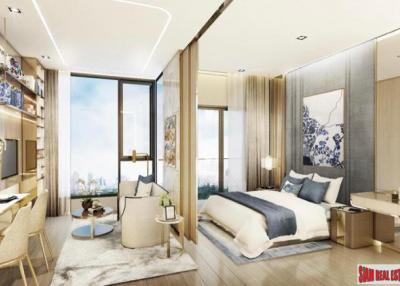 New 55 Storey Project with Ultra Modern Amenities in Phetchaburi - One Bedroom Studio - Thai Freehold Only