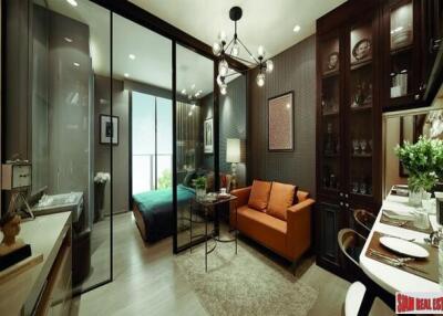 New Ready to Move in High-Rise Condo in Excellent Location of Asoke - Ratchada - Best Value 2 Beds