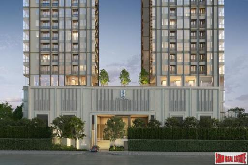 New Luxury High-Rise Condo in the Central Business District, 500 metres to BTS Chong Nonsi -2 Bed Units