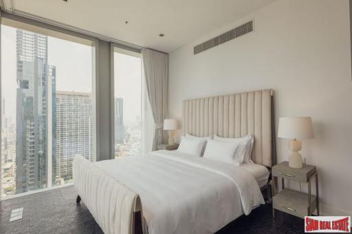 The Ritz Carlton Residences at MahaNakhon - 3 Bed Unit on the 25th Floor with Large Terrace - Special Price and Free Furniture!