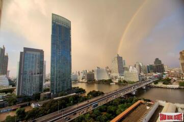 Baan Sathorn Chaophraya - Riverview 3 Bed 140 Sqm Condo at Chaophraya River, near BTS Saphan Taksin - Great Renovation Project