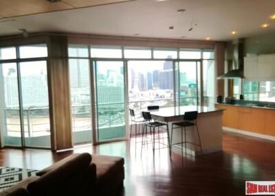 Baan Sathorn Chaophraya - Riverview 3 Bed 140 Sqm Condo at Chaophraya River, near BTS Saphan Taksin - Great Renovation Project