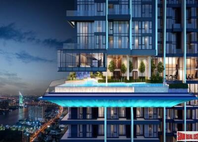 Modern High Quality High-Rise Condo on the River at Rama 3, Yan Nawa, Bangkok - 1 Bed Units