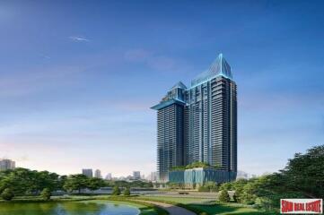 Modern High Quality High-Rise Condo on the River at Rama 3, Yan Nawa, Bangkok - 2 Bed Units