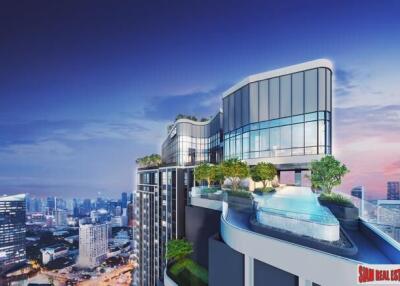 New High-Rise Luxury Condos with Two Towers and Great Facilities in Central Location at Chula/Sam Yan