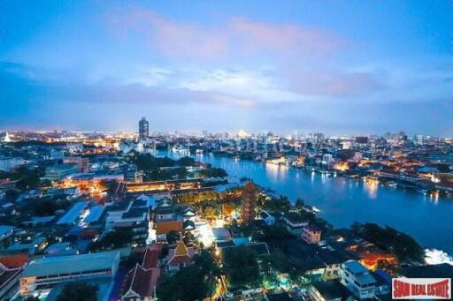 Baan Chaopraya Condominium - Large 3 Bed Condo on 19th Floor with Amazing River and City Views and Antique Furnishings at Chaopraya River