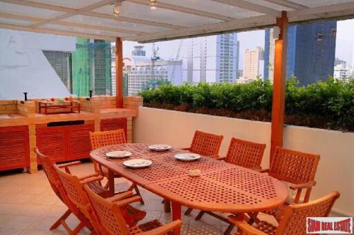 Heritage Condominium - Impressive 2 Penthouse for Sale with Office and Large Private Roof Garden only 100 metres to BTS Nana on Sukhumvit Soi 8