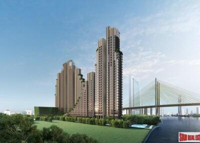 New Riverside Community by Leading Thai Developers at Rat Burana, Chao Phraya River -2 and 3 Bed Combined Units