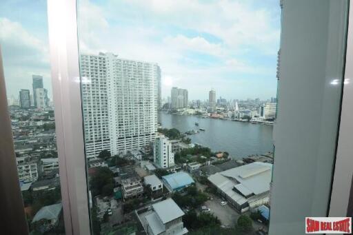 Watermark Chaophraya River - Like New Modern 3 Bed 3 Bath Condo With Spectacular Views Of Bangkok And Chao Phraya River For Sale In Desirable Watermark Building