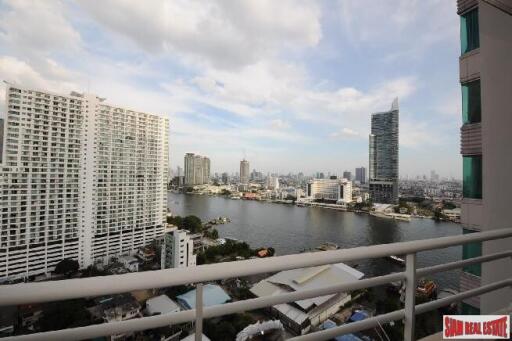 Watermark Chaophraya River - Like New Modern 3 Bed 3 Bath Condo With Spectacular Views Of Bangkok And Chao Phraya River For Sale In Desirable Watermark Building