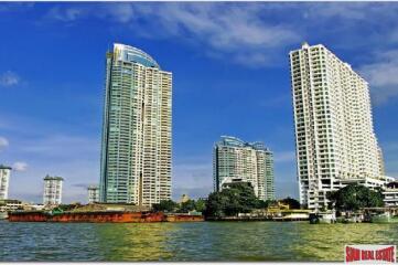 Watermark Chaophraya - 3 Bedroom River View Condo with Extensive Facilities and Shuttle Boat on 34th Floor of this Riverside Condo