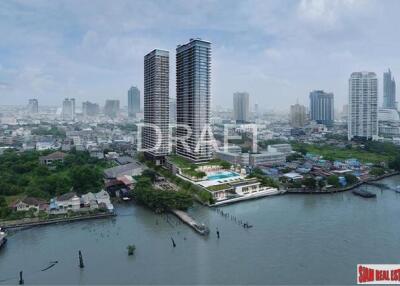 Best Waterfront Living in the Heart of Bangkok at this Newly Completed High-Rise Condo (Sathorn-Chareonnakorn) - Studio Units