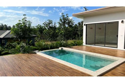 3-bedroom villa with pool on a 800 sqm land