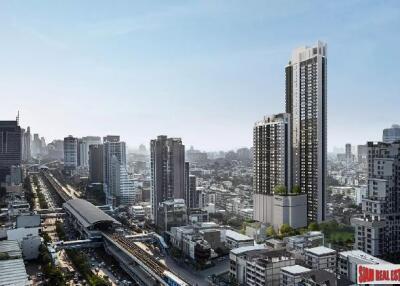 New Luxury High-Rise Condo with River Views by Leading Thai Developers with 2 Towers at Sathorn - Wongwianyai - Studio Units