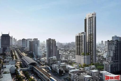 New Luxury High-Rise Condo with River Views by Leading Thai Developers with 2 Towers at Sathorn - Wongwianyai - Studio Units